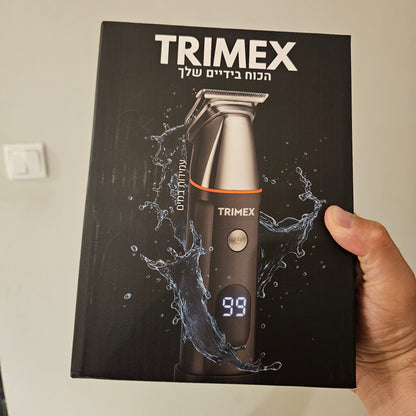 מכונת הגילוח של TRIMEX בערכה מלאה